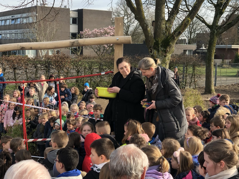 Endlich konnte der Niedrigseilgarten eröffnet werden